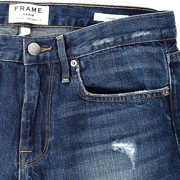 FRAME DENIM L'Homme Straight Leg Jeans - Picture 3 of 4